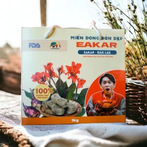 Miến Dong Bản Dẹp EA KAR - Hộp 1KG
